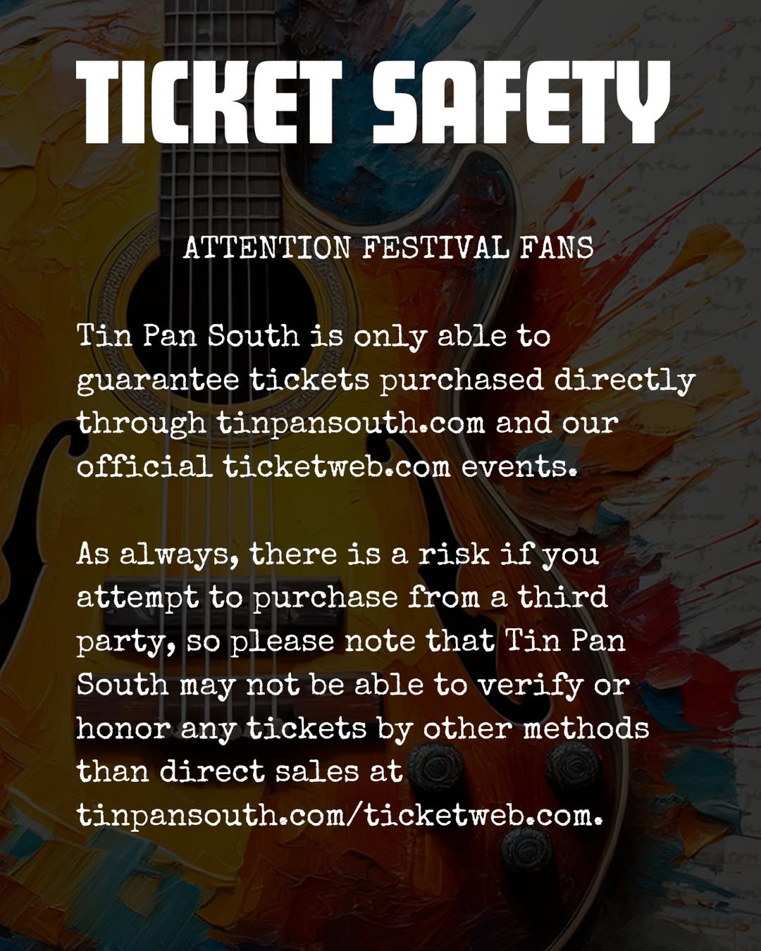 Ticket Safety